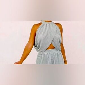 Vici x Summer of Diane Sea Foam Green Ribbed Top, Size XS, EUC